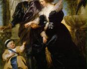 彼得保罗鲁本斯 - Rubens, his wife Helena Fourment, and their son Peter Paul